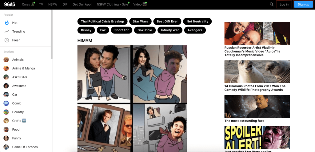 9gag - some cool websites