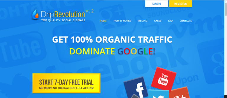 DripRevolution Review: Boost Your Ranking With Social Signals