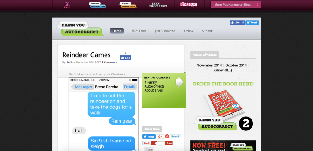 damn-you-autocorrect - top interesting websites