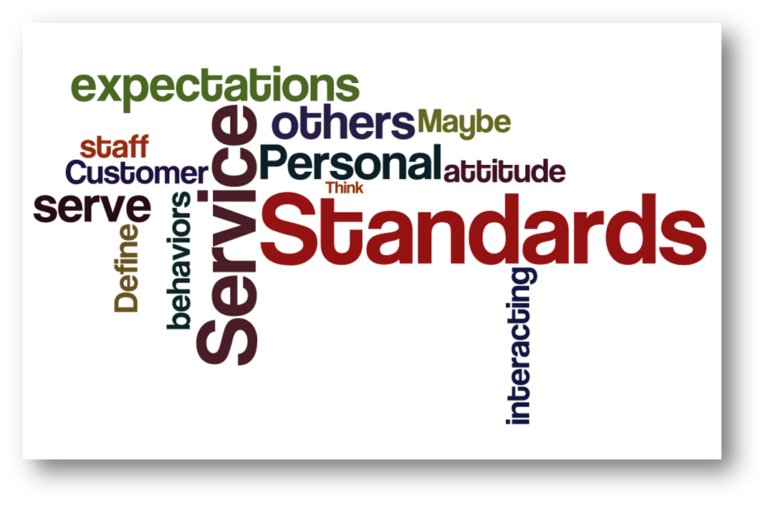 Difference between expectations and standards