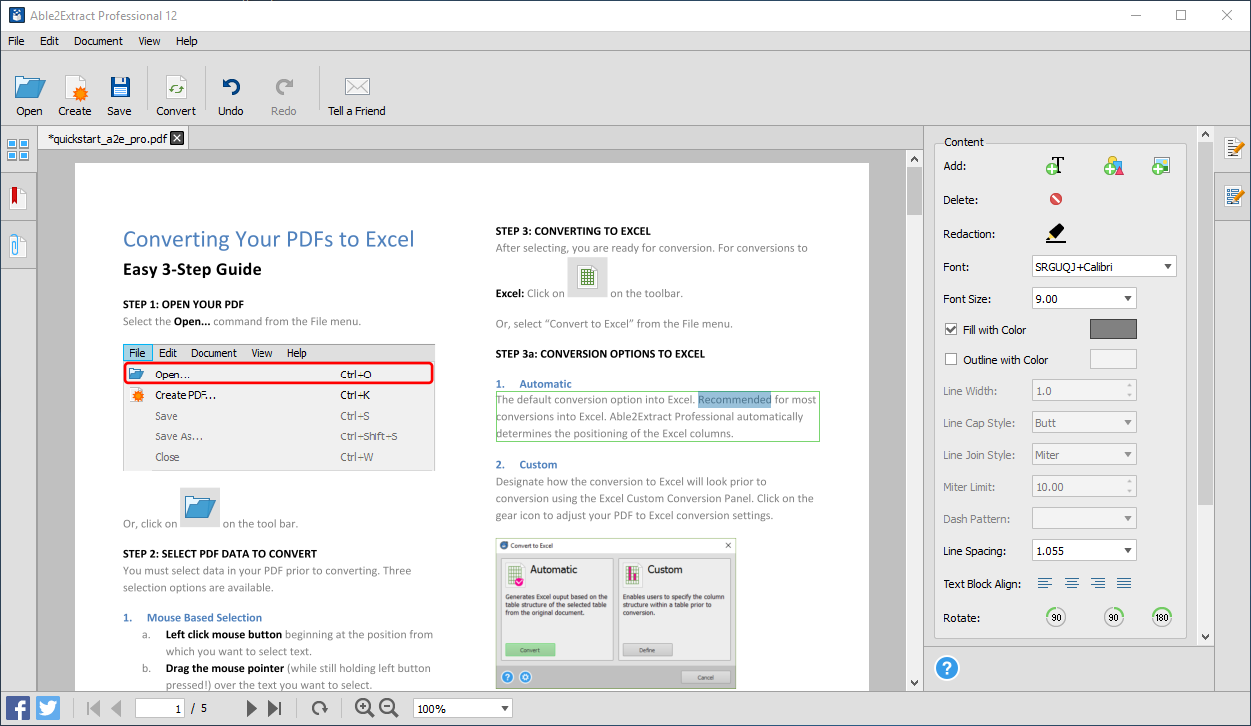 Able2extract Pdf Creator Converter And Editor Review Techlogitic 4130