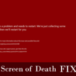 Red Screen of Death Error