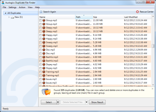 Auslogics Duplicate File Finder
