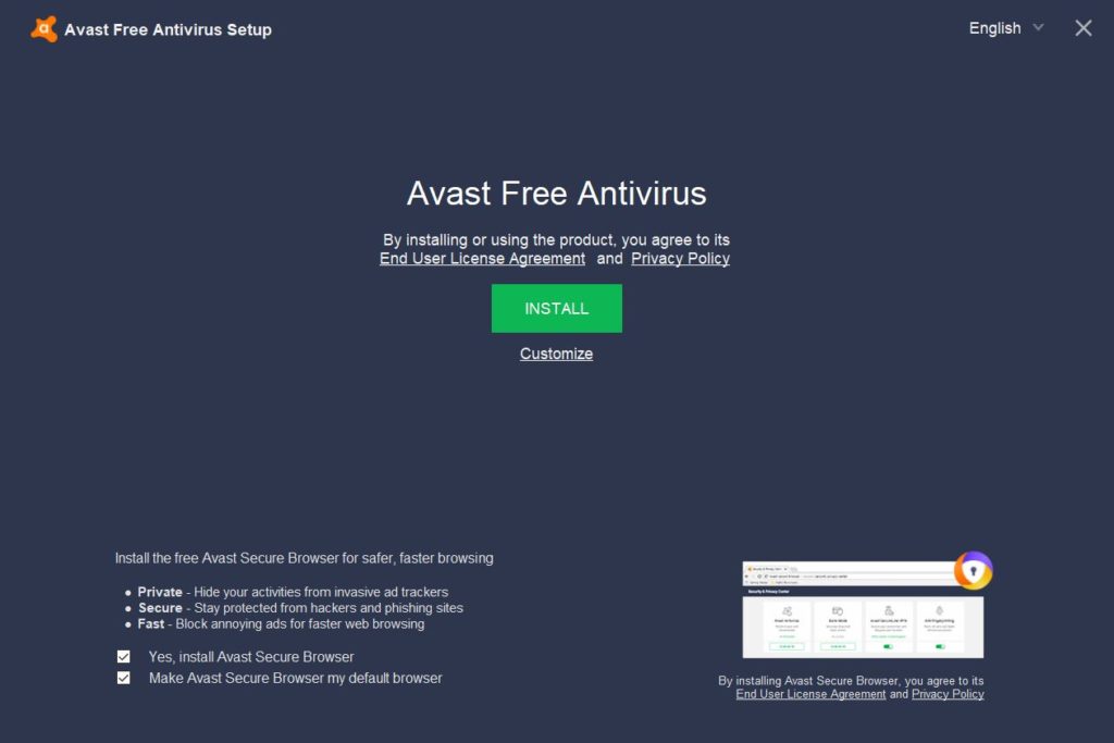 Как удалить приложение avast secure browser