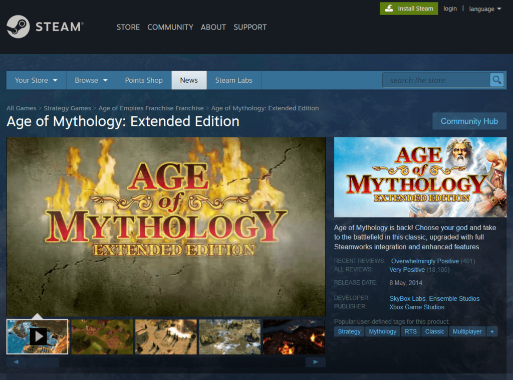 age of mythology