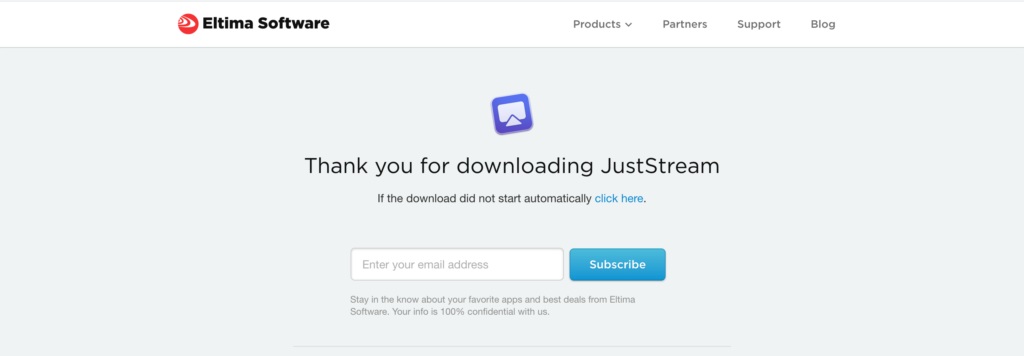 juststream download