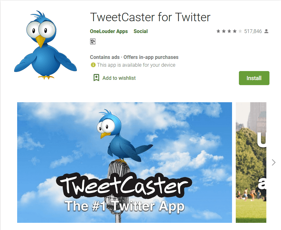 tweetcaster for twitter