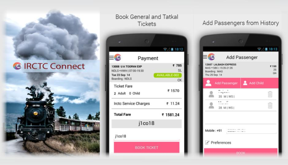 IRCTC Connect