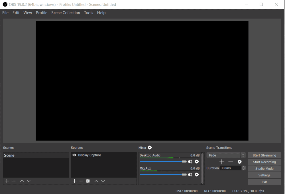 OBS Game Capture Black Screen Error