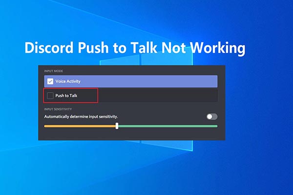 Solutions to Fix Discord Push-To-Talk not Working Error