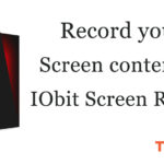 IObit screen recorder