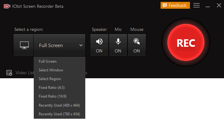 Select a screen