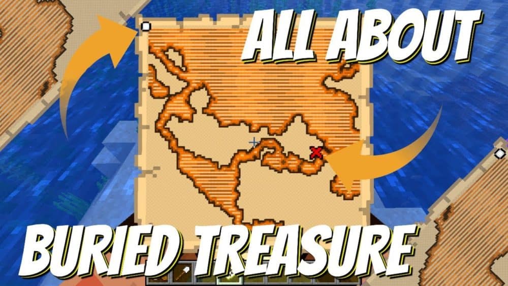 minecraft buried treasure map