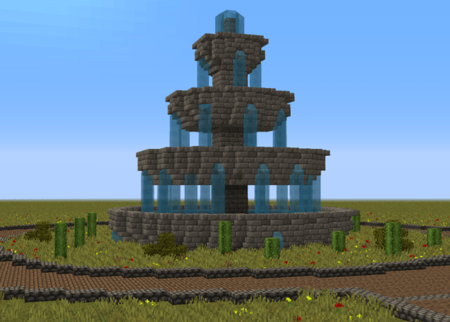 minecraft fountain