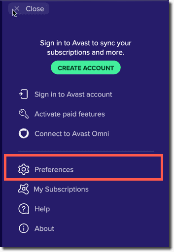 avast url blacklist