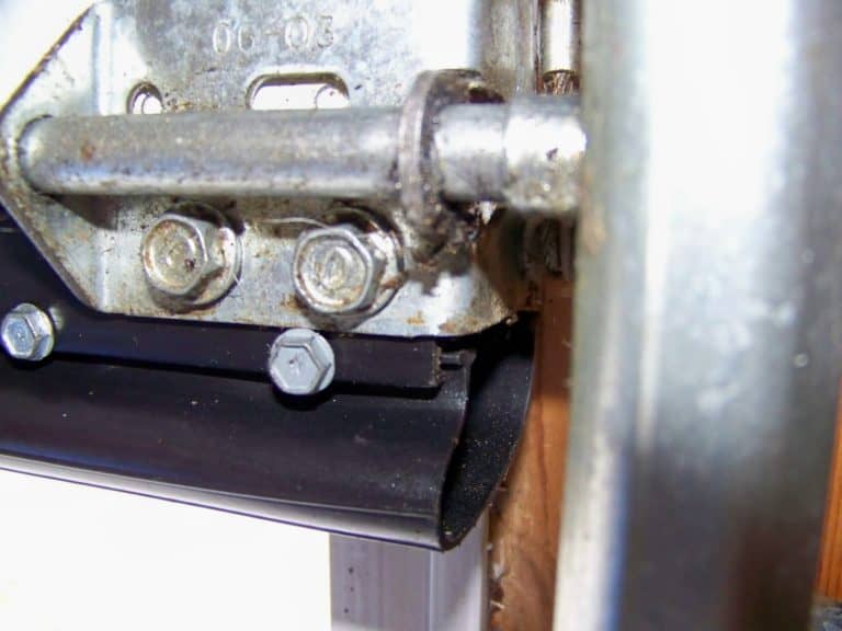 Garage Door Bottom Track Replacement