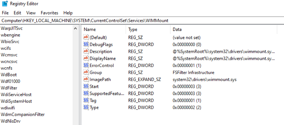 Choose Registry Editor