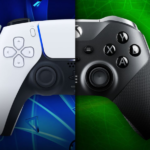 Xbox and a PlayStation Controller