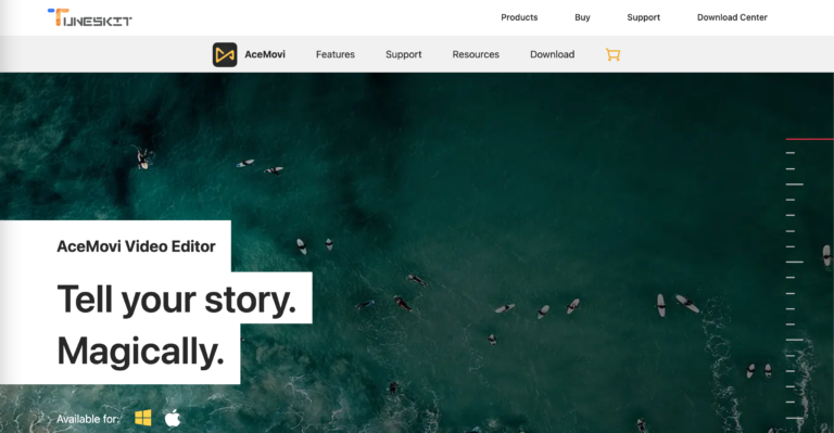 tuneskit video editor