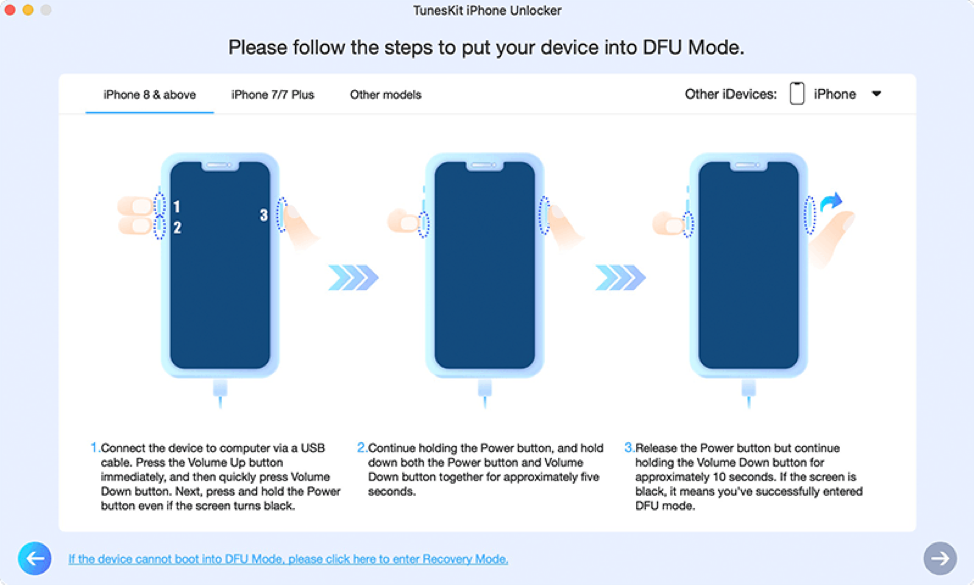 How to use TunesKit iPhone Unlocker to unlock your iPhone 02