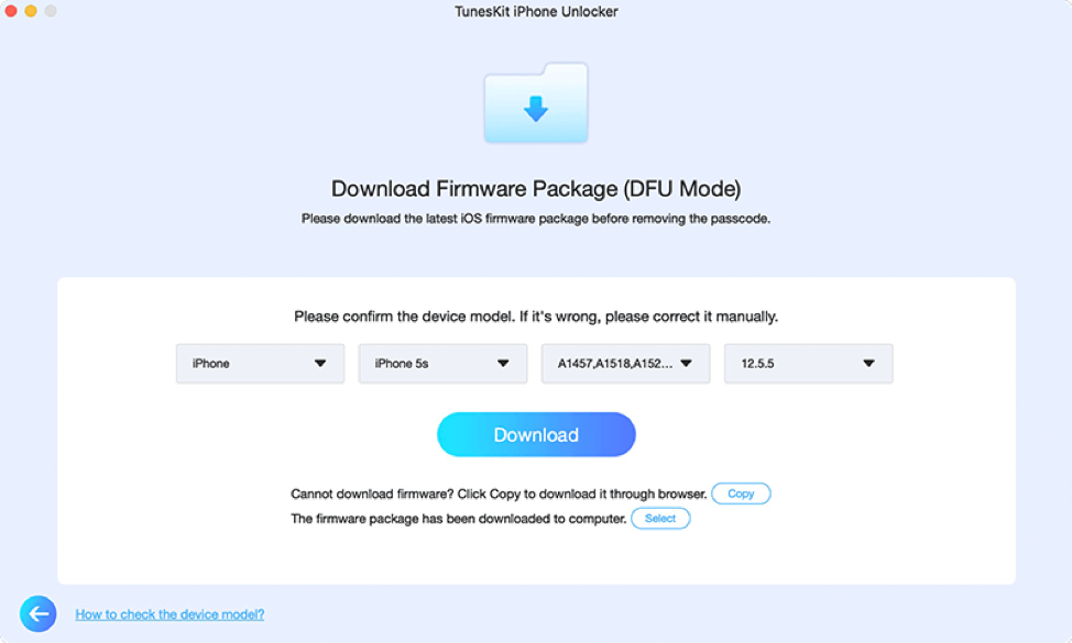 How to use TunesKit iPhone Unlocker to unlock your iPhone 03