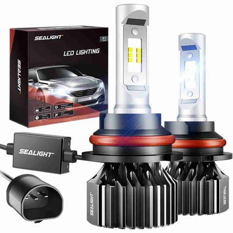 SEALIGHT X1 9007:HB5 100W 6000K White IP67 LED Headlight Bulbs