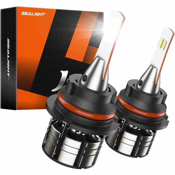 ZonCar Z1 9007:HB5 42W 6500K White IP65 LED Headlight Bulbs