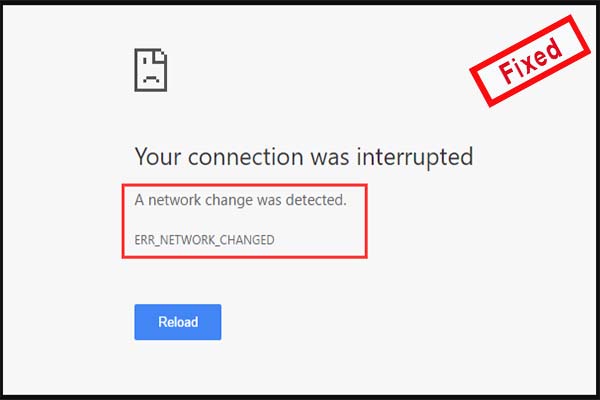 err_network_changed error