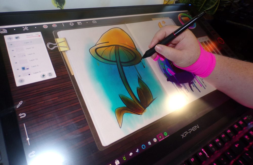 Drawing Tablet with a Pen
