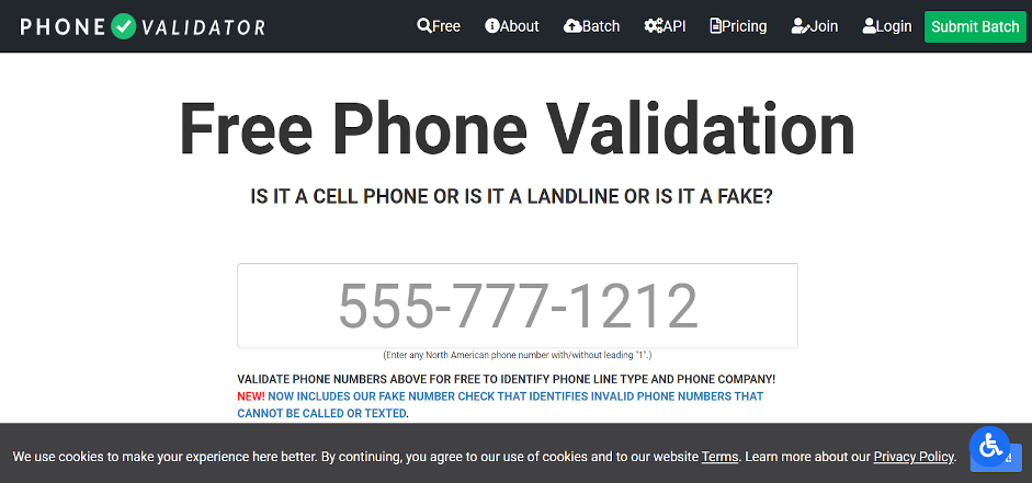 Phone Validator