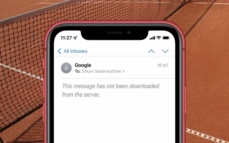 this message has not been downloaded from the server
