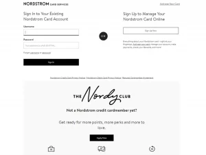 Nordstrom Credit Card Login 