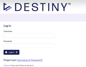 Apply for Destiny Card 