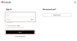Macy's Credit Card Login Forget Password