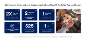 Petco Credit Card Benefits 