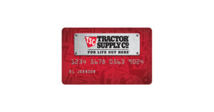 Tractor Supply Credit Card Login