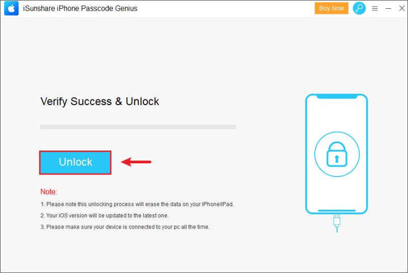 click-on-unlock-button