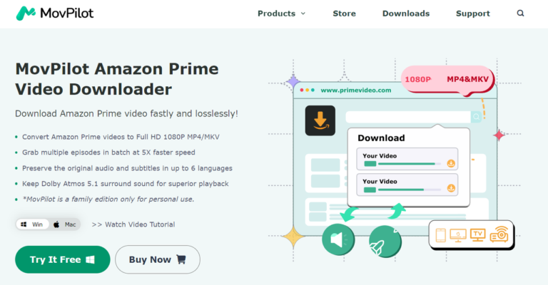 MovPilot Amazon Prime Video Downloader