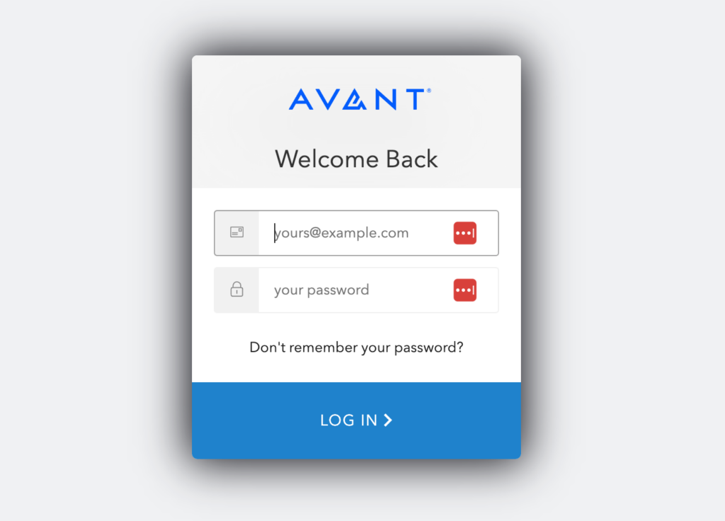 avant-login-page