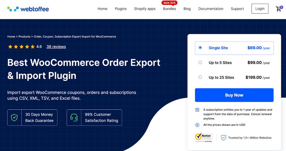 4. Order, Coupon, Subscription Export Import for WooCommerce