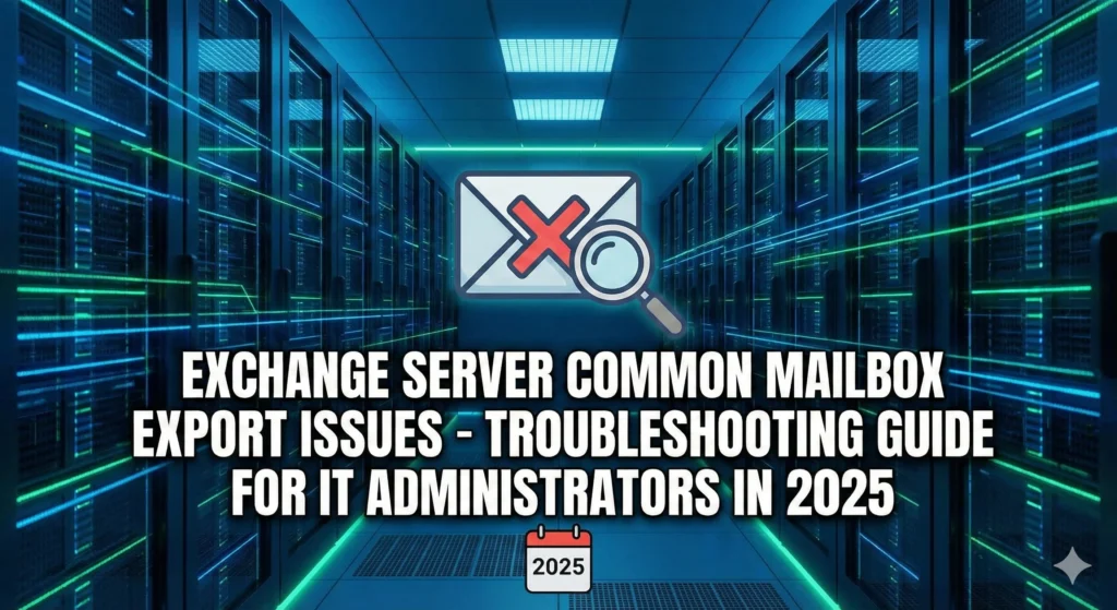 Exchange Server Common Mailbox Export Issues - Troubleshooting Guide ...