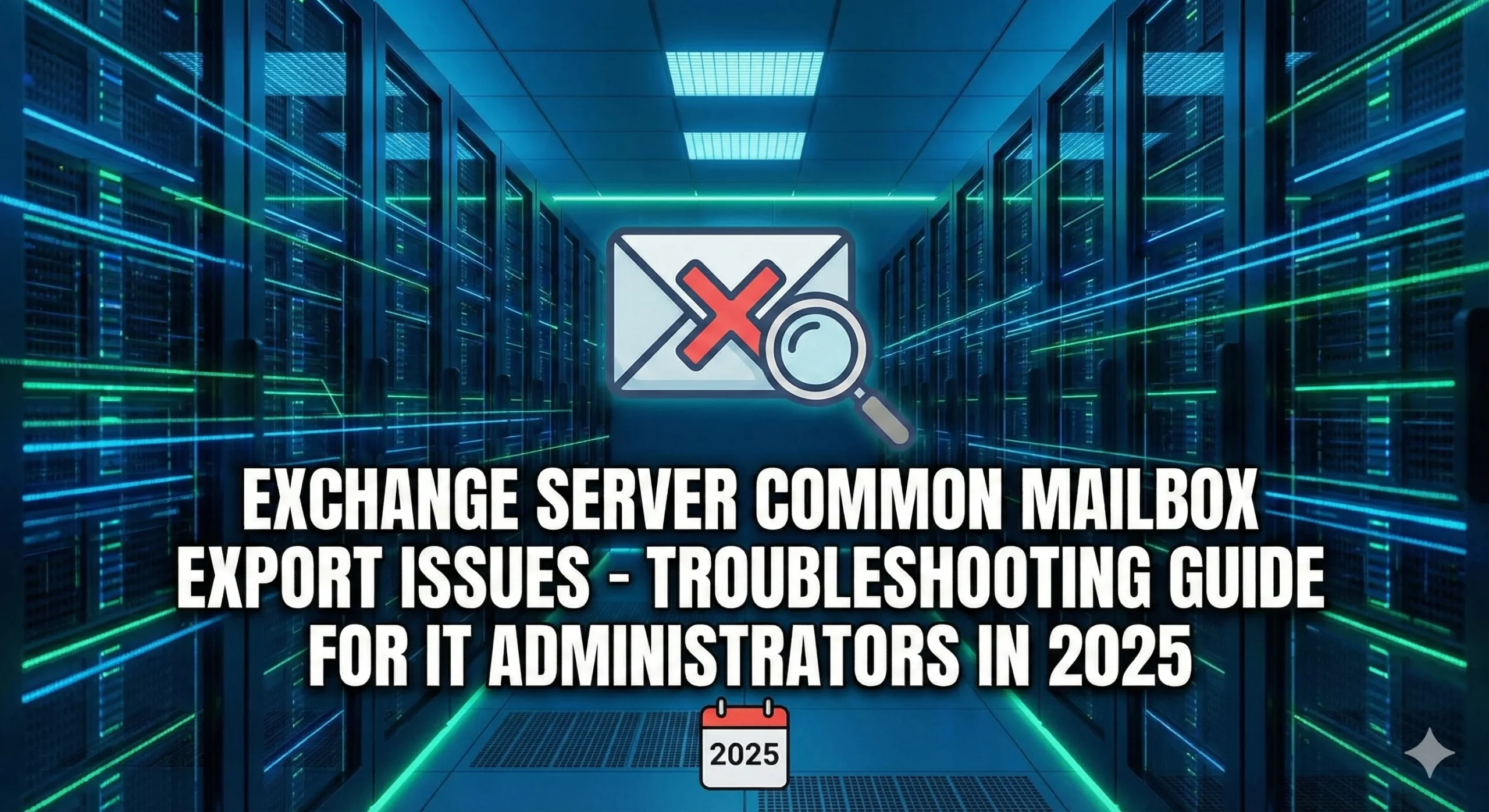 Exchange Server Common Mailbox Export Issues - Troubleshooting Guide for IT Administrators in 2025
