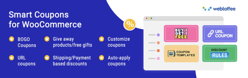 Smart Coupons for WooCommerce by WebToffee