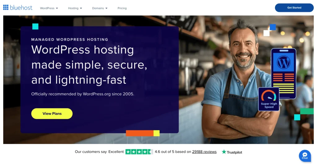 bluehost best wordpress hosting for small business
