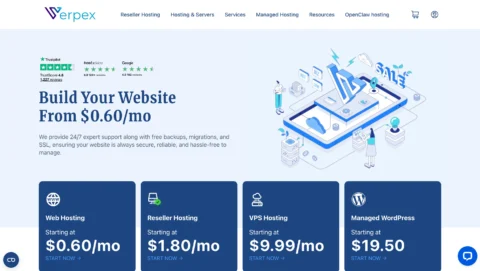 verpex-webhosting-plans