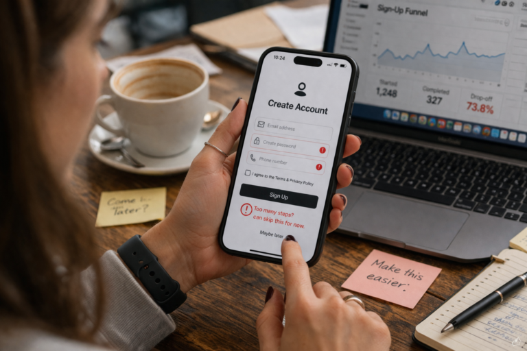 Why Users Abandon Apps During Sign-Up